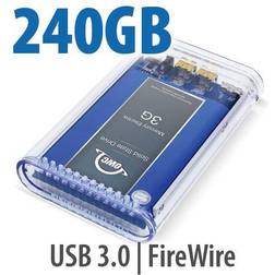 250GB SSD OWC Mercury On-The-Go FireWire 800 400 USB3 SSD Portable Bus Powered Solution