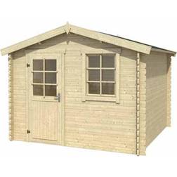 Nina 175-Log Cabin, Wooden Garden