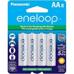 Panasonic BK-3MCCA8BA eneloop Rechargeable Batteries (AA; 8 pk)