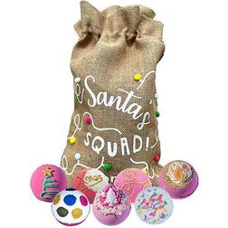 Bomb Cosmetics Santa’s Squad Sack Gift Set 7-pack