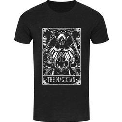 Deadly Tarot Mens The Magician T Shirt (Heather Black)