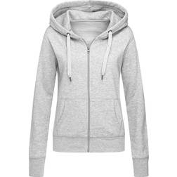 Stedman Womens/Ladies Active Zip Hood Midnight