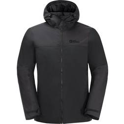 Jack Wolfskin Men's Jasper Waterproof Insulated Jacket - Black