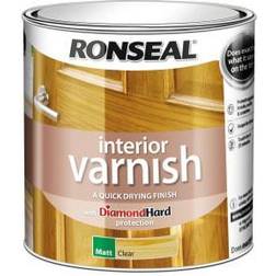 Ronseal Quick Dry Diamond Hard Interior Varnish Wood Protection