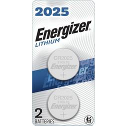 Energizer 2025 Lithium Coin Battery, 2-Pack