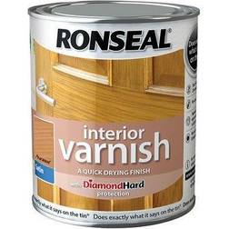 Ronseal 36819 Interior Varnish Quick Dry Wood Protection 0.25L