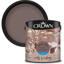 Crown Matt Emulsion Paint Country Farmhouse Wall Paint, Ceiling Paint 2.5L
