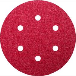 Bosch 2609256A31 Sanding Sheets for Random Orbit Sanders Diameter 150 mm Number of Holes 6 Grit 80 Lot of 5