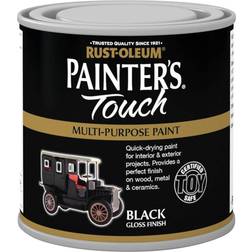 Rust-Oleum Painters Touch Black Wood Paint Black