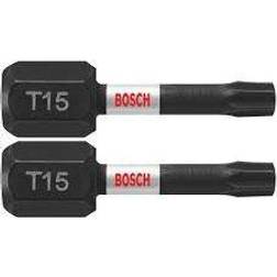 Bosch Bits spår Impact Control; T15; 25 mm; 2 st