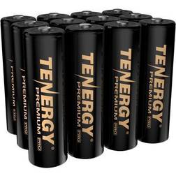 Tenergy Premium PRO Rechargeable AA Batteries, High Capacity 2800mAh NiMH AA Battery, 12 Pack Rechargeable Batteries