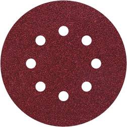 Wolfcraft 2251100 125mm Easy Fix Sanding Discs with Corundum 120-Grit