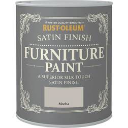 Rust-Oleum Satin Furniture Paint - Mocha Wood Paint 0.75L