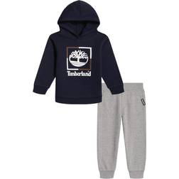 Timberland Little Boy's Hoodie & Joggers Set 2-piece - Navy Blazer/Heather