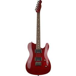 Fender Special-Edition Custom Telecaster Fmt Hh Electric Guitar Transparent Crimson