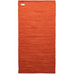 Rug Solid Cotton 65 x 135 cm Orange Orange