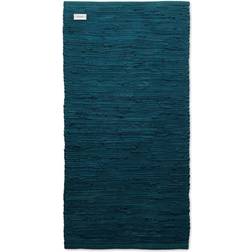 Rug Solid petroleum petrolblue Blau