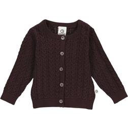 Müsli by Cotton Knit Cable Cardigan Baby pojkar Cardigans