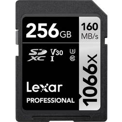 LEXAR SD Professional 1066X 160MB/s Read Flash Memory Card 256GB