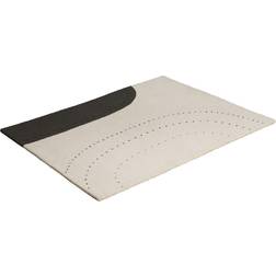 Fritz Hansen Rugs Dotted Blance Sort, Beige, Hvid, Naturfarvet