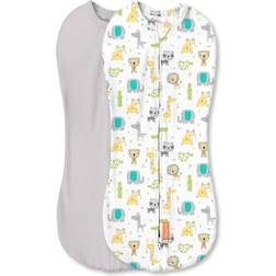 SwaddleMe Pod Newborn 2-Pack Safari Excursion Multi Multi Small