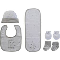 Dkd Home Decor Bib & Booties - Grey