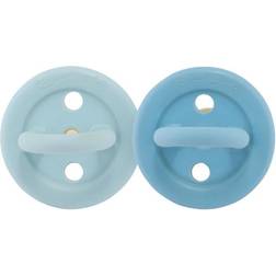 Hevea Natural Rubber Bumi Bébé Pacifier Round 3-36m 2-pack