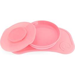 Twistshake Set Click-Mat Mini Rosa Plato