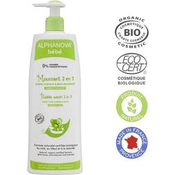 Alphanova Bébé Moussant 3 en 1 Coprs & Cheveux 500 ml