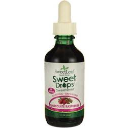 Wisdom Natural SweetLeaf Sweet Drops Flavored Stevia Sweetener Chocolate Raspberry