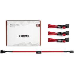 Noctua NA-SEC1 chromax.red, 3-pin/4-pin Förlängningskablar