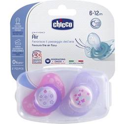 Chicco Succhietto air girl silicone 6-12