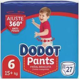 Dodot Engangsbleer Pants 15 kg Størrelse 6 27 enheder