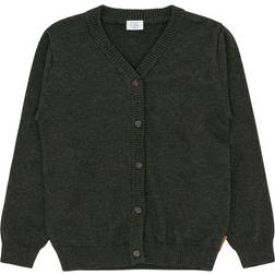 Hust & Claire and Cardigan Stickad Carsten Koksgrå Melange (140) and Cardigan
