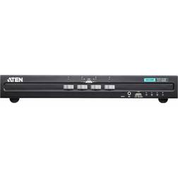 Aten KVMP-kytkin, 4-porttinen USB DVI Secure, musta