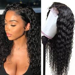 Hermosa Deep Wave HD Transparent Lace Front Wigs 22 inch