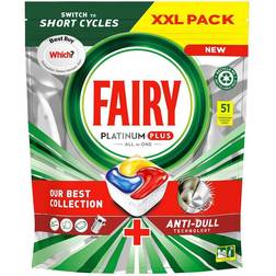 Fairy Platinum Plus All-In-1 Dishwasher 51 Tablets