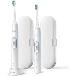 Philips Sonicare HX6877/34 Spazzolino elettrico Adulto sonico Argento, Bianco