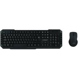 Q-CONNECT Wireless KeyboardMouse Black