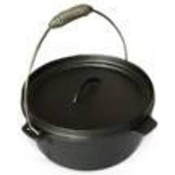 Texas_Club Dutch Oven Cast Iron Pot With Lid, 4