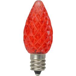 Northlight Seasonal 25pk. Faceted LED Christmas Replacement Bulbs Red