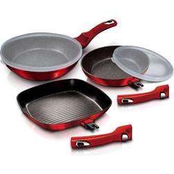 Berlinger Haus Burgundy 5Pc Non Stick Cookware Set