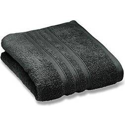 Catherine Lansfield Zero Twist Bath Towel Black