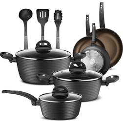 NutriChef NCCW12S Set med lock 12 delar