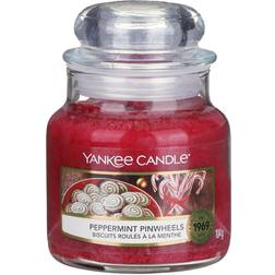 Yankee Candle Classic Small Jar Peppermint Pinwheels 104g Doftljus