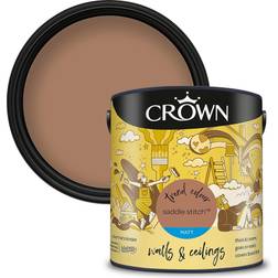 Crown Saddle Stitch Wall Paint Brown 2.5L