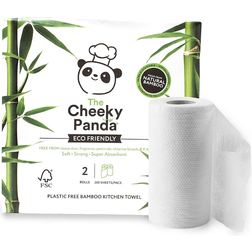 The Cheeky Panda Bamboo Kitchen Viskestykke Hvid