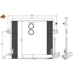 Mercedes Kondensor klimatanläggning EASY FIT 35927