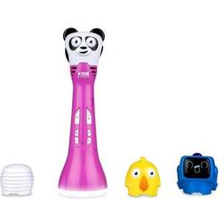 BigBen Interactive Karaoke Microphone w/ Voice Effects Pink