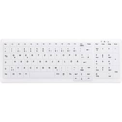 Cherry AK-C7000 RF + USB QWERTZ Tedesco Bianco